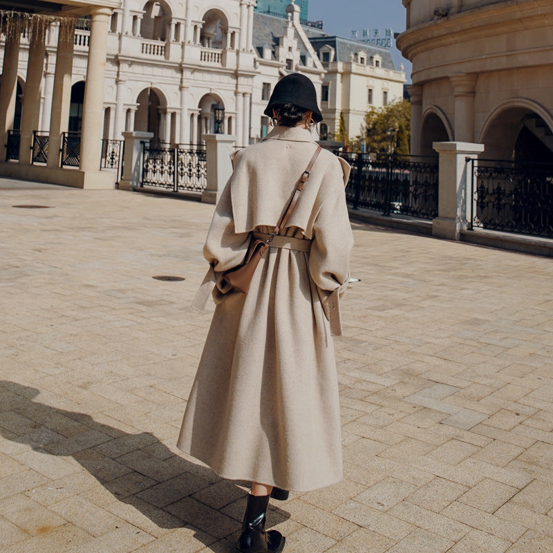 Mid-length and Small Autumn Korean Style Loose Fashion Coat
