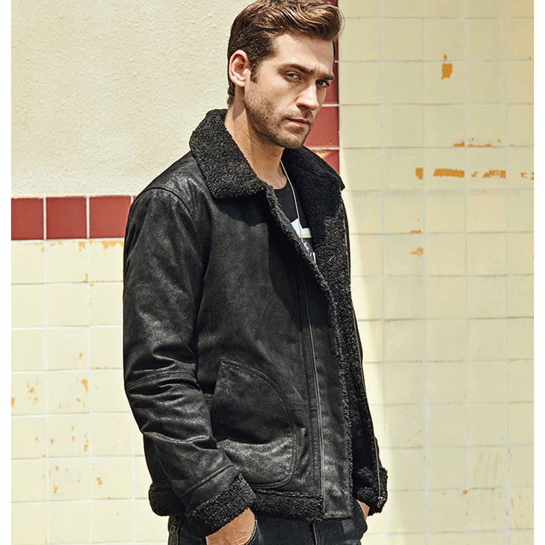Vintage Casual American Leather Jacket